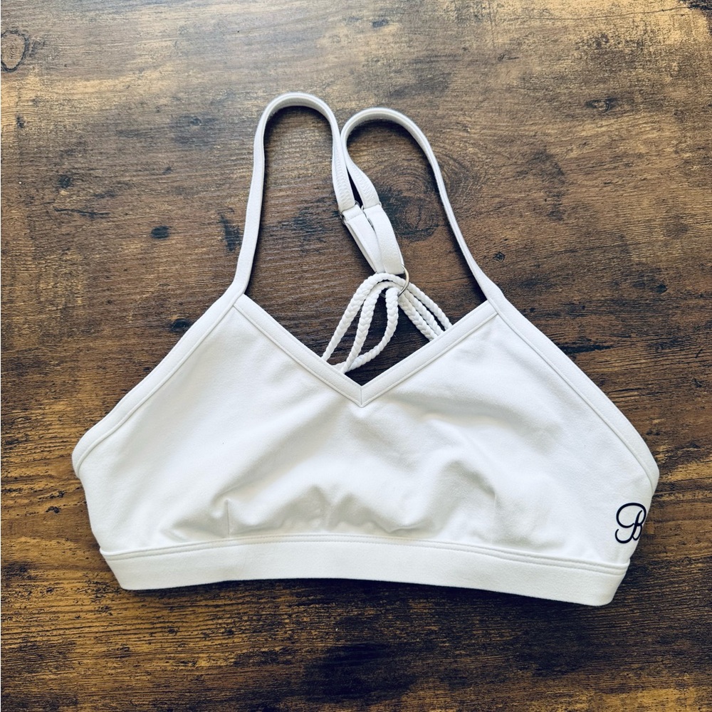 Bombshell Sportswear White Crop Top